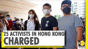 Joshua Wong and other 24 Hong Kong activists charged | WION News