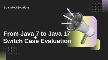 Switch Case Evaluation from Java 7 to 17 with example using spring boot 3 | Pattern Matching