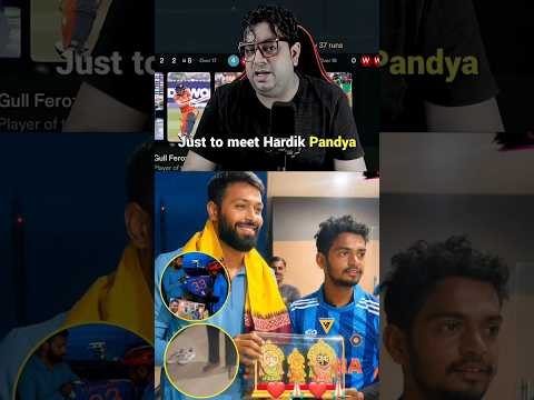 Hardik Pandya Meets His Die-Hard Fan Who Cycled 1,500 KM! 🥹🚴‍♂️🏏❤️ | A Heartwarming Moment 🙏✨ #viral
