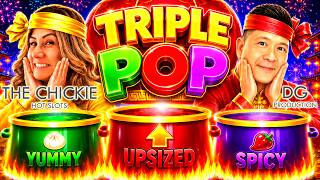 🚨OMG🚨SUPER TRIPLE POP HOT FLAMING POTS SPICY YUMMY UPSIZED SLOT MACHINE LAS VEGAS CASINO GAME WOW screenshot 1