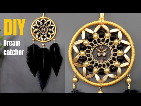 DIY dreamcatcher tutorial step by step | Diy mini dreamcatcher with ...
