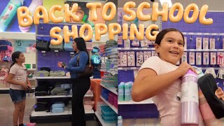 TAKING MY SISTER BACK TO SCHOOL SHOPPING…