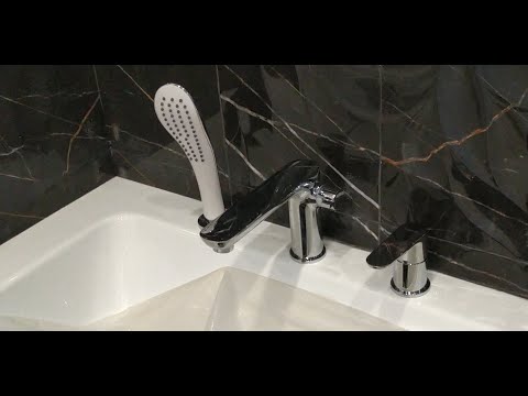Смеситель на борт ванны Ledeme L1153