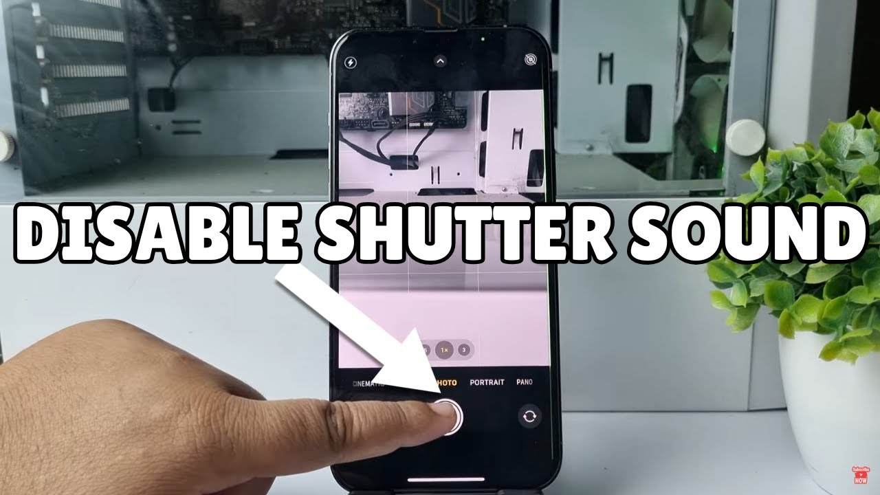How to Disable Camera Shutter Sound iPhone 13/13 Pro Max - YouTube
