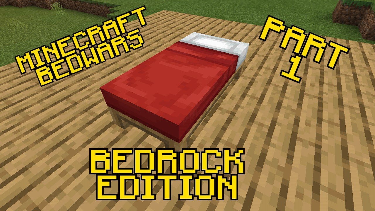 bedwars in minecraft bedrock edition | part 1 - YouTube
