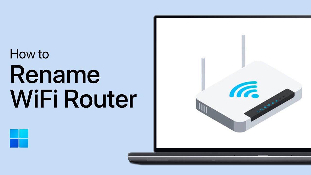 How To Rename Your Router on Windows PC YouTube