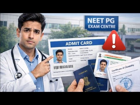 NEET PG 2025 IMPORTANT DOCUMENTS to Carry at Exam Centre | Official NBE ...