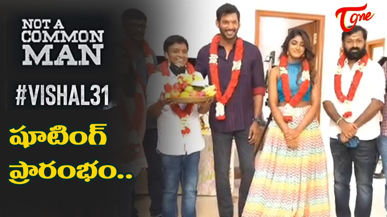 Hero Vishal Latest Movie Shooting | Not a Common Man 