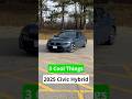 3 Cool Things 2025 Honda Civic Hybrid #automobile #carreview #hybrid
