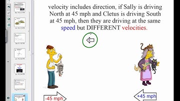 2.2 speed and velocity