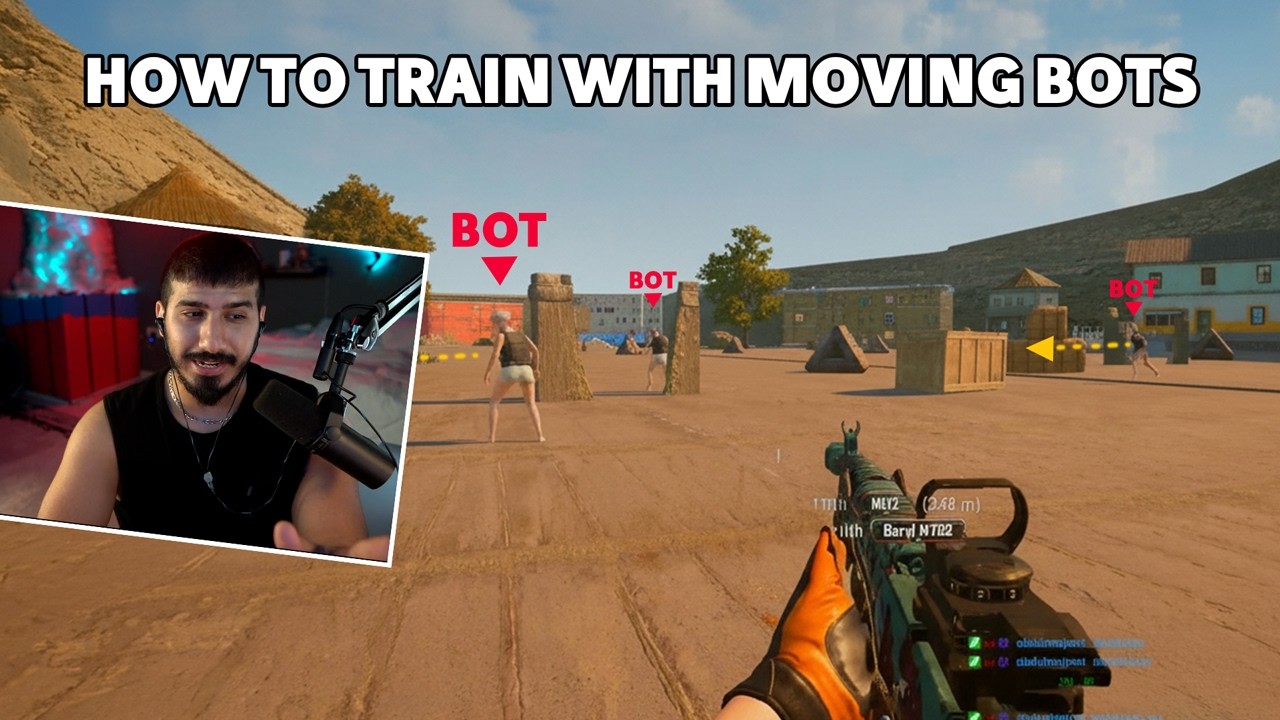 🔥 Moving Bots Training🔥Best Way to Master Your Aim & Sensitivity!🔥 | Badboyy2k ||
