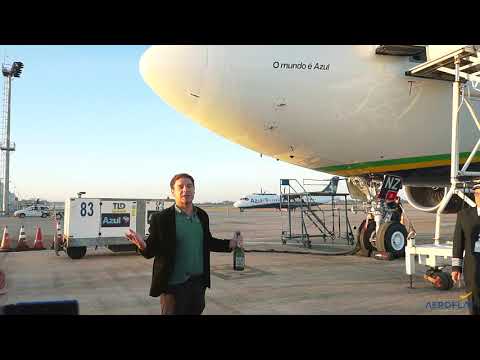 Recepção do primeiro A330neo da Azul