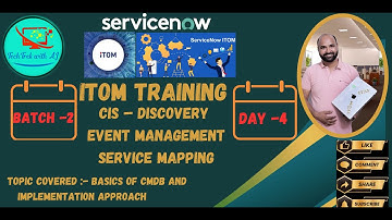 ITOM Training - CIS - Discovery and CMDB | Batch 2 | Day 4 | Discovery Overview and its type
