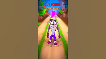 Running in Turtle Woods Gem Run in Crash Bandicoot: On the Run #Short