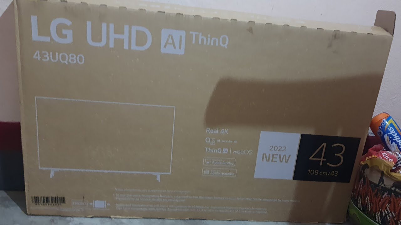 LG UQ 8040 4k tv unboxing videolg new model 2022 YouTube