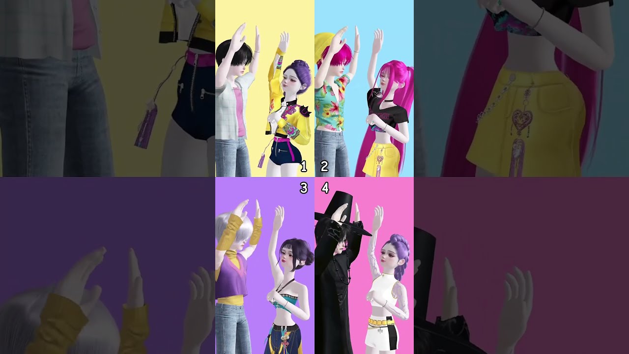 Which Couple Is The Best Kpopdemonhunters Foryou Tiktokviral ZEPETO Trend Viral Shorts