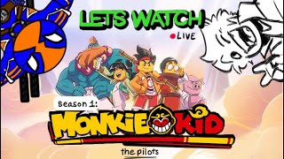 Let's watch Monkie Kid | The Pilot Episodes (livestream with Spiker & Knox)