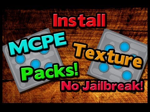 Easily Install Minecraft PE Texture Packs! *NO JAILBREAK!*