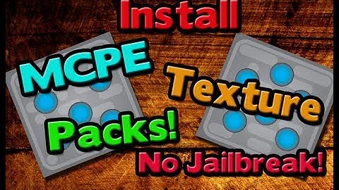 Easily Install Minecraft PE Texture Packs! *NO JAILBREAK!*