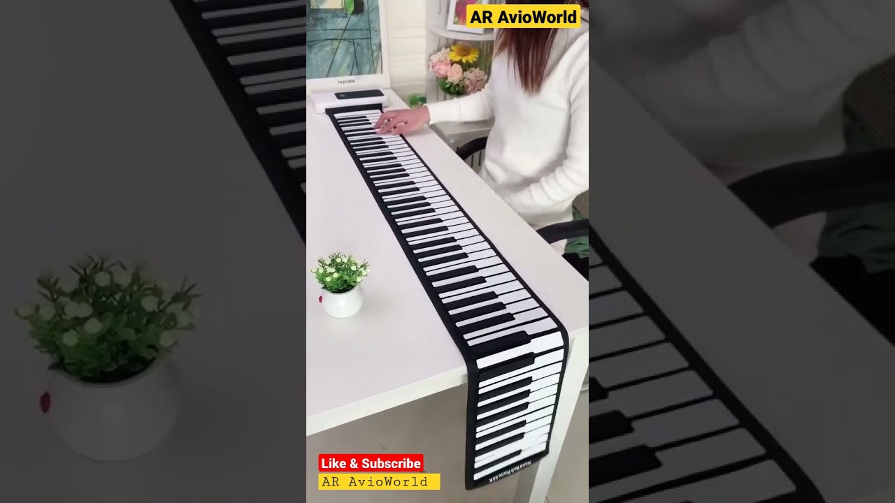 Portable Piano | 61 Keys Roll Up Piano 