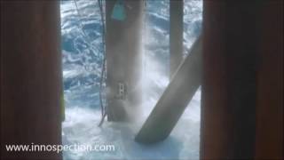 Innospection - Cassion Splash Zone Cleaning & Inspection with MEC-MPS200+ Scanner