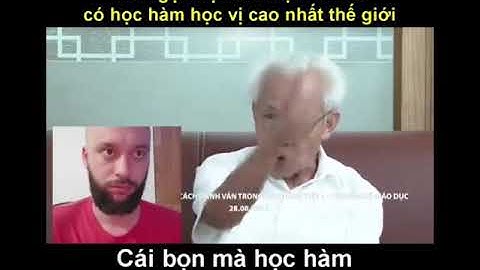 Hồ Ngọc Đại có học hàm học vị cao nhất thế giới nói