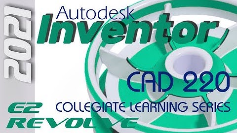E2 Autodesk Inventor 2021 - Basic Modeling 2 Tutorial