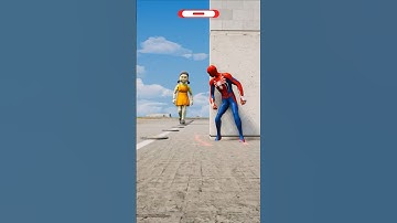 Spiderman vs Squid Game doll challenge #gta #gta5 #spiderman #viral #gtav #gtamemes #gtavicecity