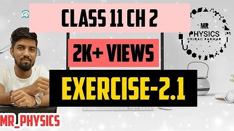 CLASS 11 CHAPTER 2 (EXERCISE-2.1)