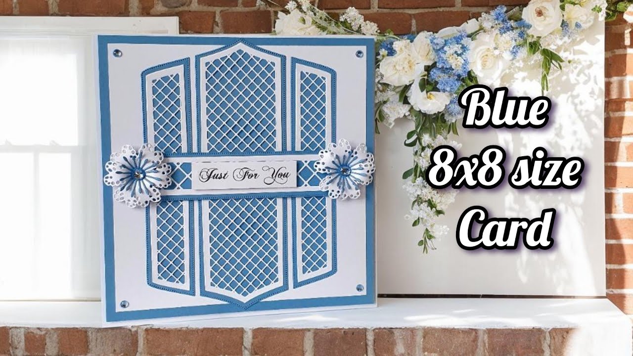 Blue 8x8 size Card • Panel Perfection Collection 