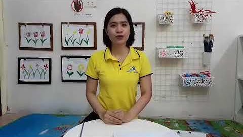 Dạy trực tuyến tạo hình: Ôn: tô màu cái cốc