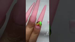 Crazy 3D nails! #nailart #nail #gelnails #naildesign #3dnails