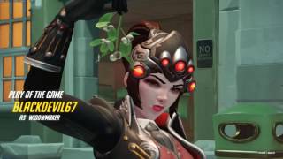 Overwatch POTG | Widowmaker kills 4 enemies