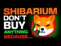 DO NOT BUY ANYTHING ON SHIBARIUM BEFORE THE LAUNCH FOR THIS REASON...