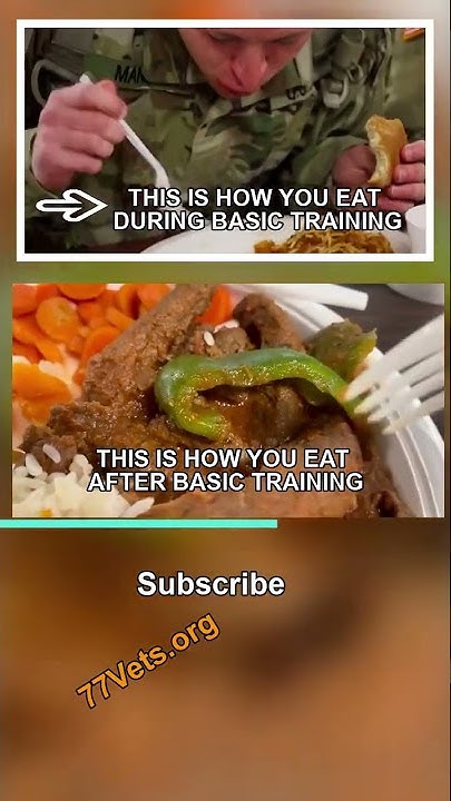 Army Basic Training Food Menu #Shorts - YouTube