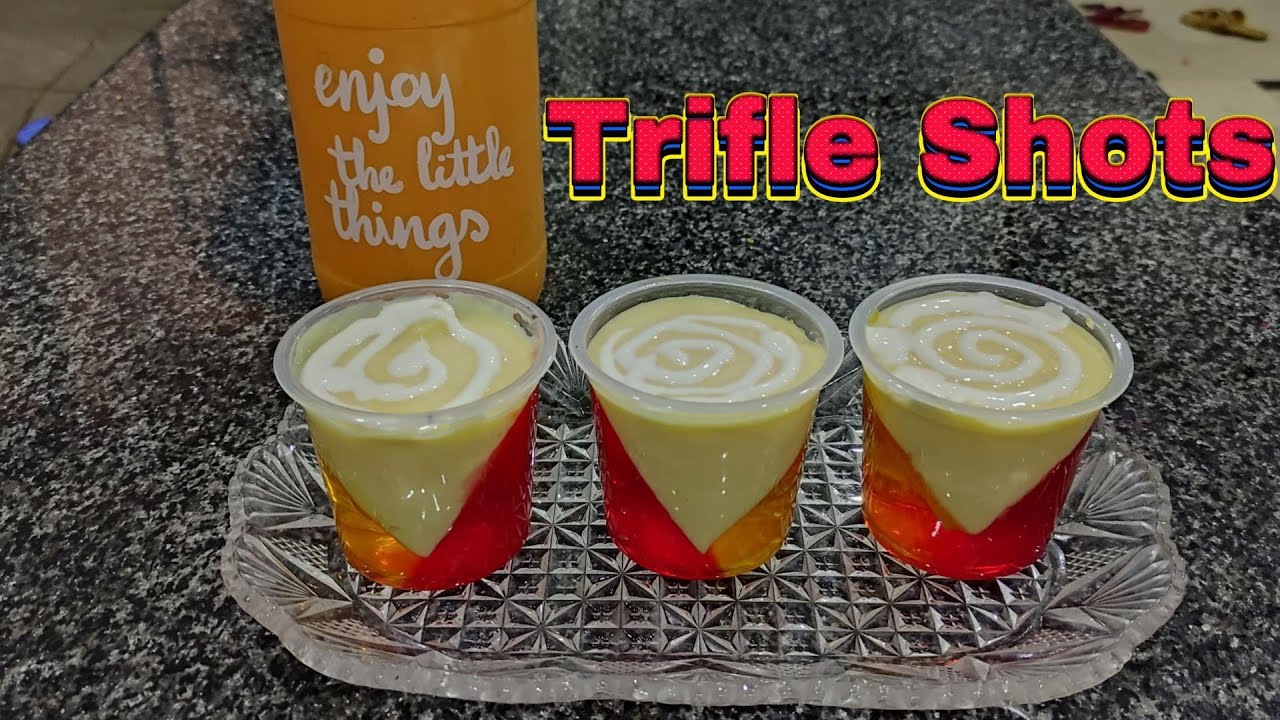 Delicious Trifle Shots | Home Vlog | Unique Recipe of Custard | DIY ...