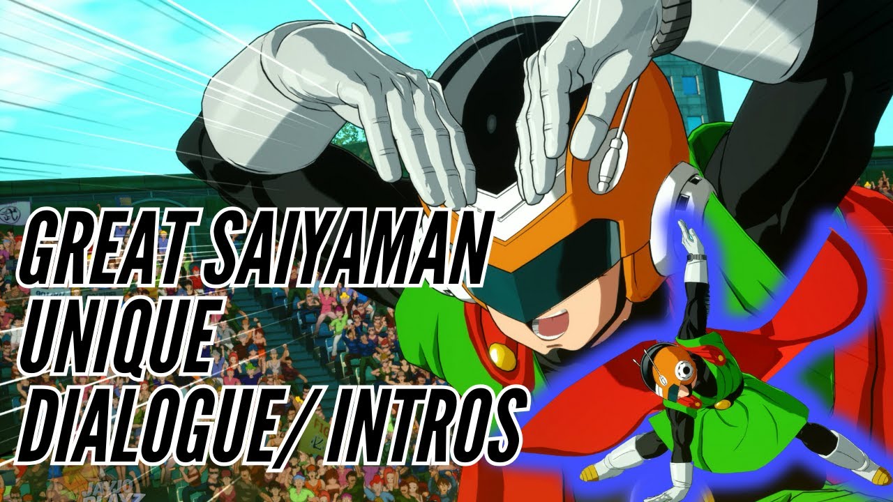Great Saiyaman Unique Dialogues/ Intros - Dragon Ball Sparking Zero