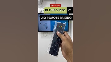 Jio STB Remote Pairing | How to pair remote |