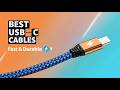 Top 5 Best Braided USB-C Cables 2026 ⚡ Fast &amp; Super Durable