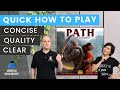 Path of light and shadow board game  quick how to play