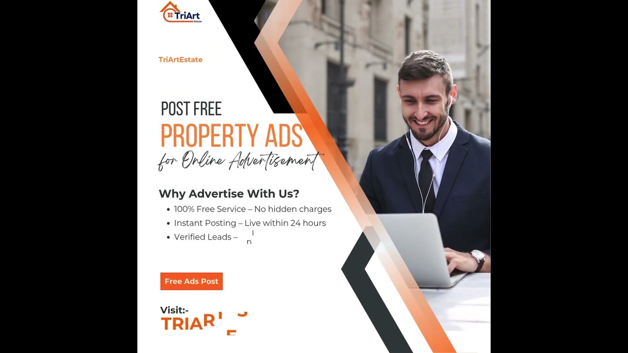 Best Post Free Property Ads for Online Advertisement | TriArt Estate +91-7042139909