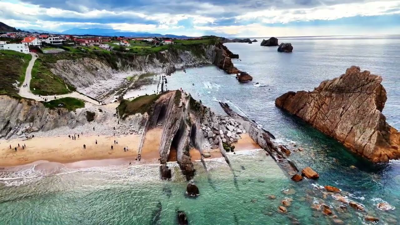 Прогулка по дну океана. Playa de la Arnia, Costa Cuebrada, Spain