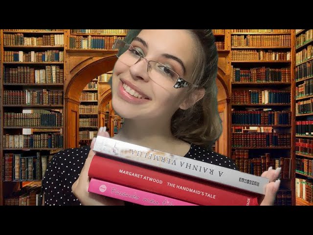 ASMR ROLEPLAY BIBLIOTECÁRIA TE AJUDANDO | Sons de livros