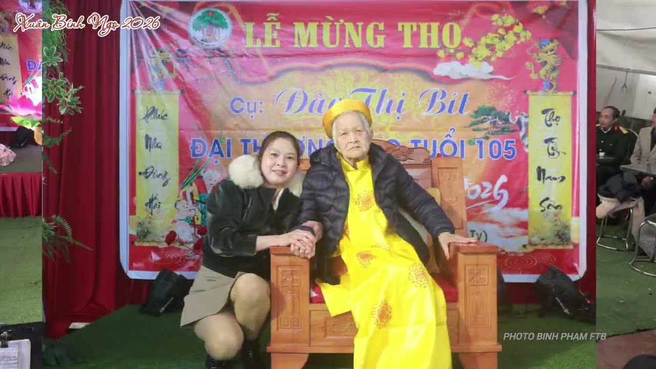 ẢNH  MỪNG CỤ ĐÀO THỊ BÍT - TUỔI 105  XUÂN 2026