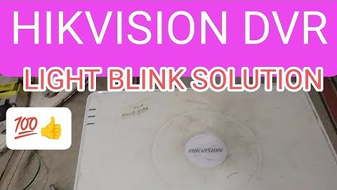 Hikvision dvr ! Hikvision dvr light blinking problem #viralvideos #viralvideo #viral_video #video