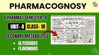Flavonoids | Tannins | Volatile oils | Resins | Pharmacognosy | Sem 4th | Class - 18 | B.Pharm