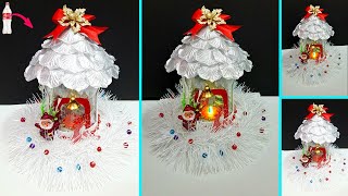 DIY New Christmas showpiece/Lantern made with waste plastic bottle | DIY Christmas craft idea