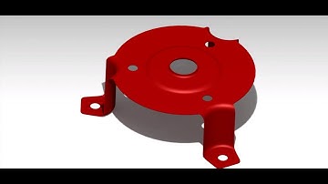 Catia V5 Tutorial for Beginners Sheet Metal Design 06 - CTR Bracket