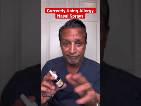 Correctly Using ALLERGY NASAL SPRAYS