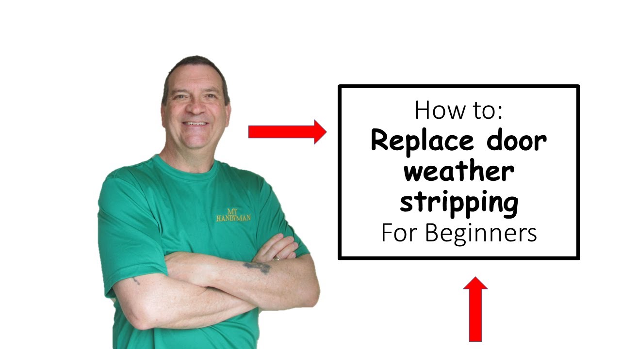 How to replace door weather stripping YouTube